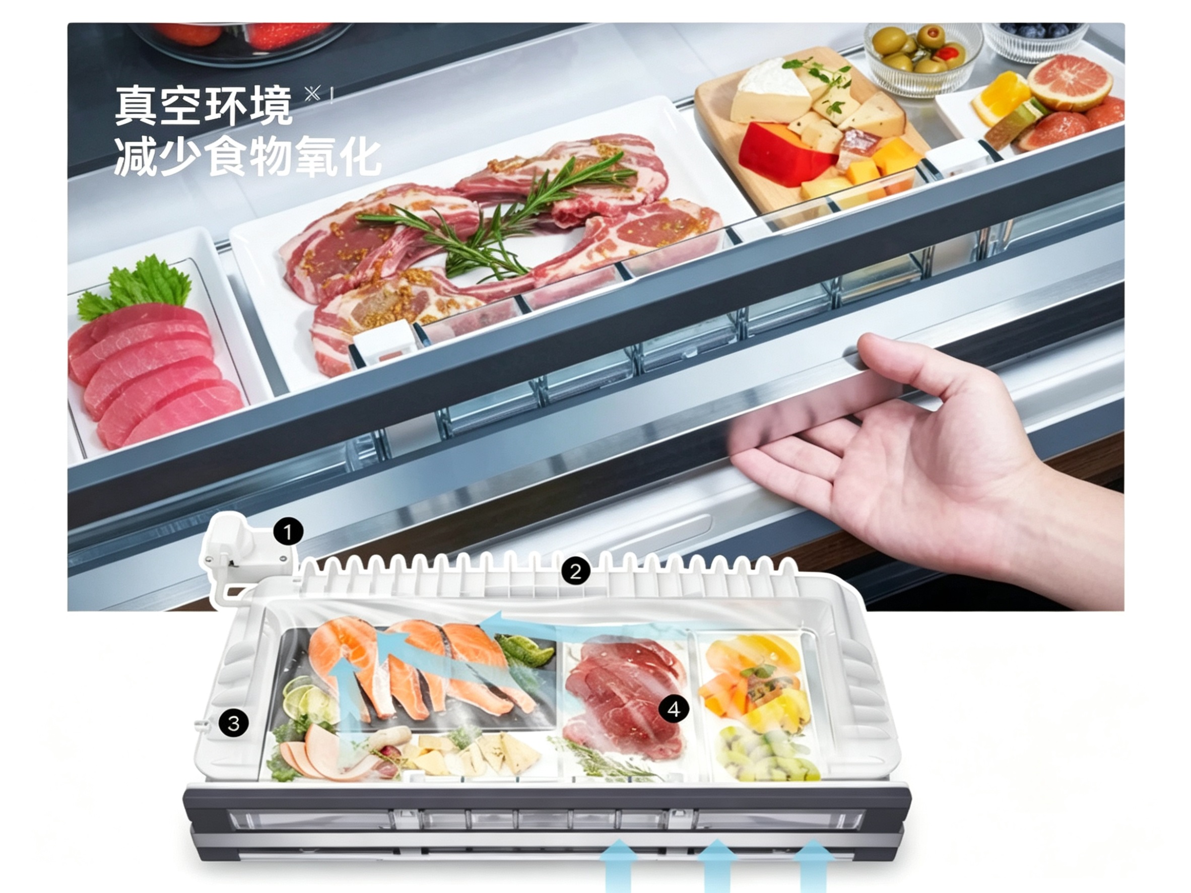真空保鲜冰箱用00H220R200